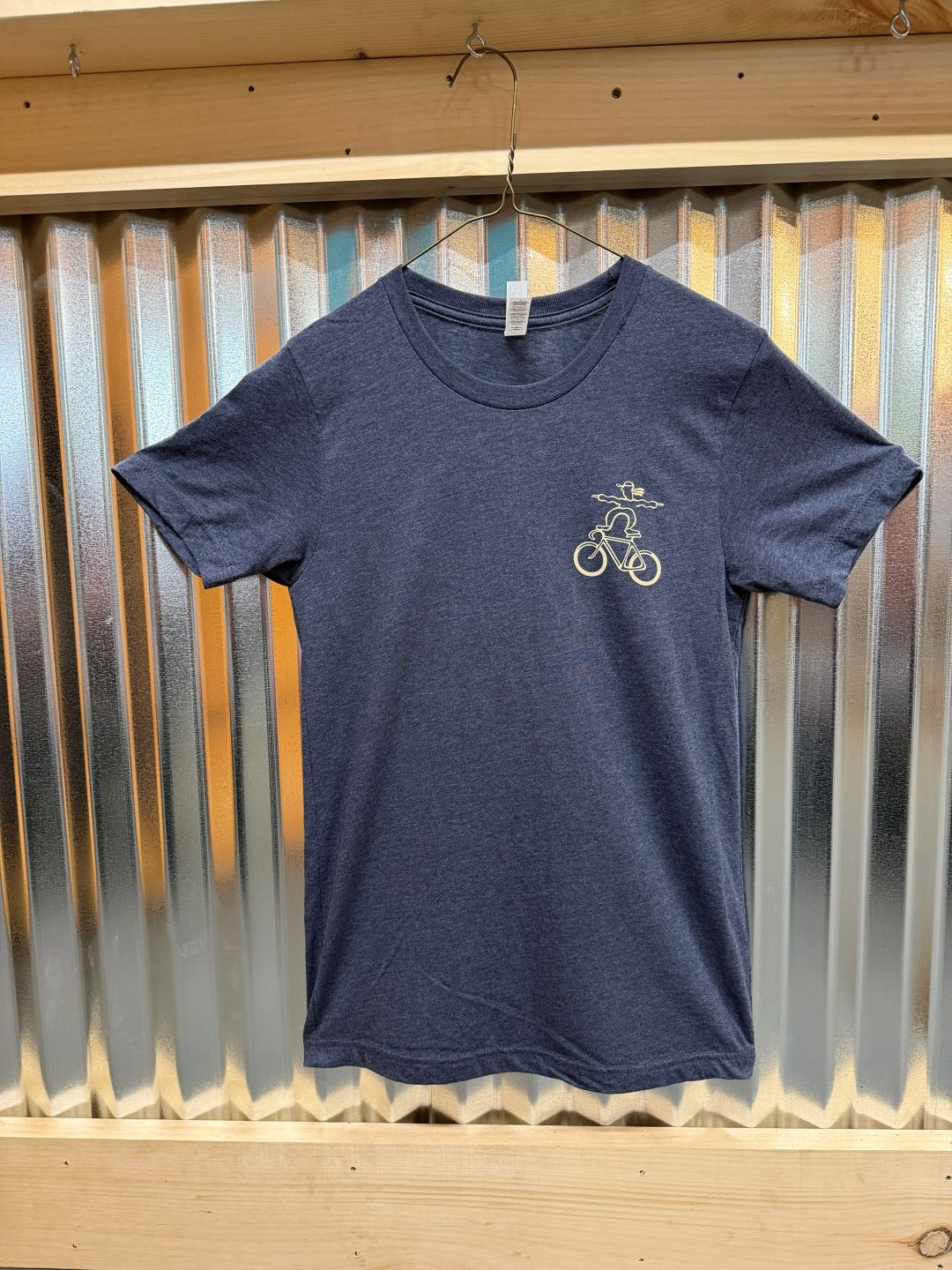 T-Shirt, Short Sleeve, Navy, Standard Logo