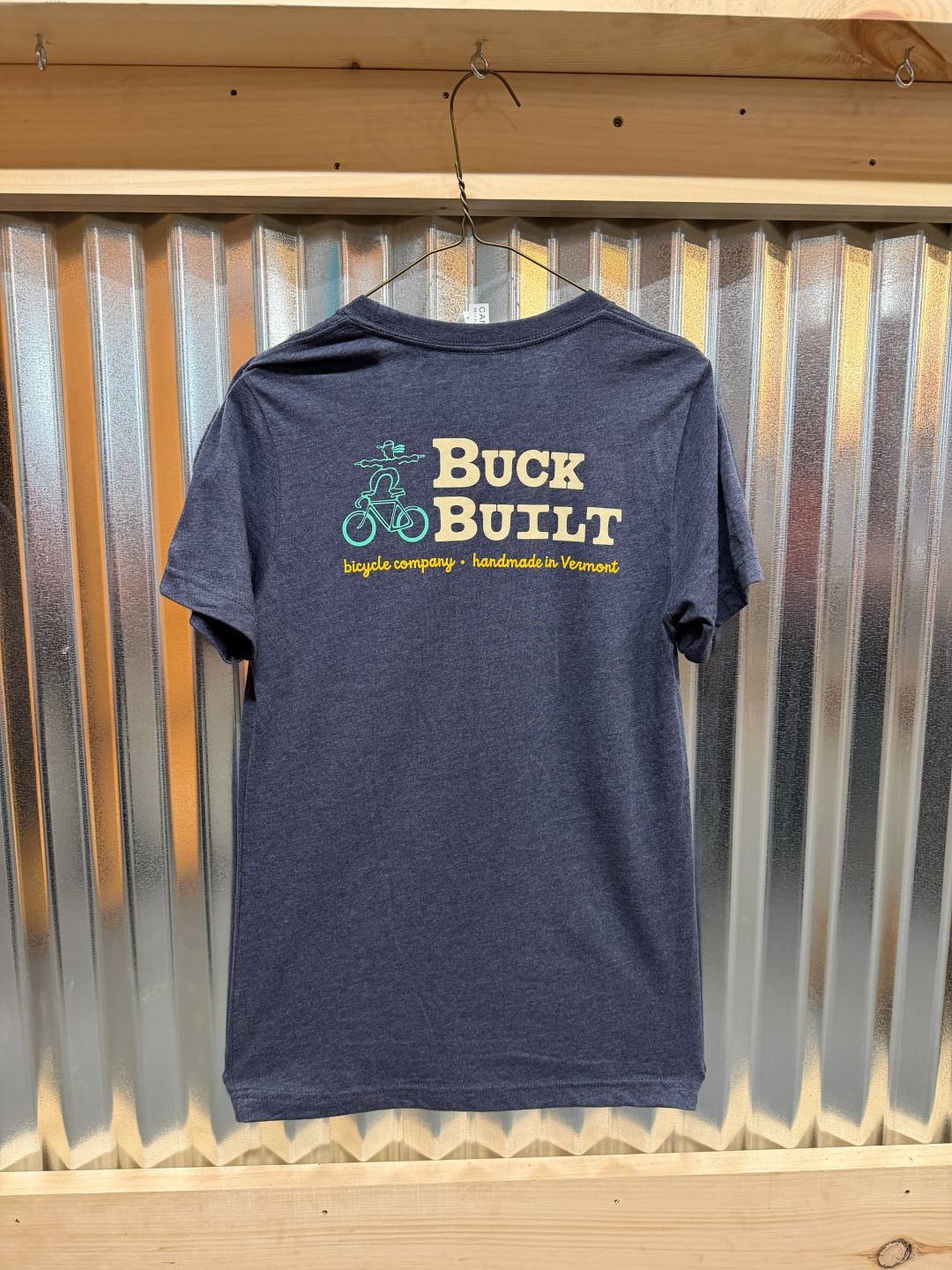 T-Shirt, Short Sleeve, Navy, Standard Logo